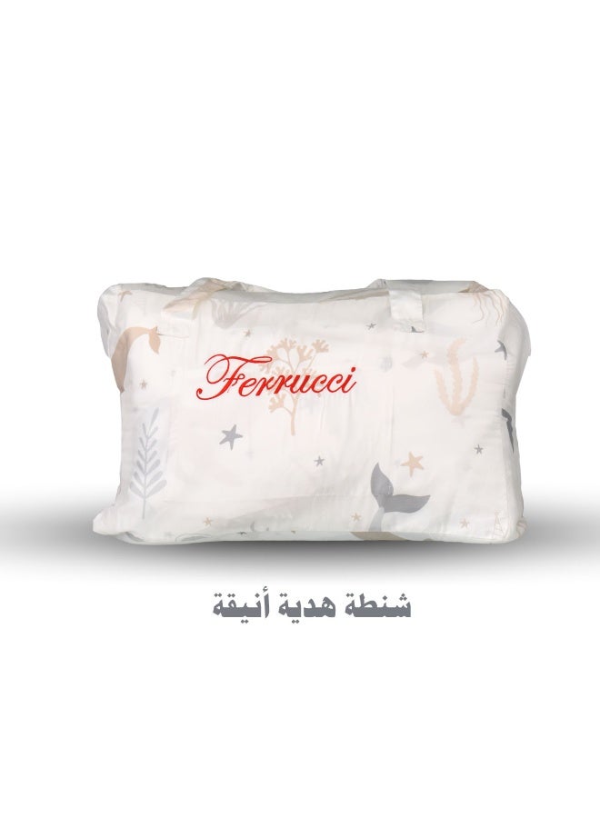 فروتشي لحاف أطفال Ferrucci مواليد قطن 100% – تصميم جذاب – مثالي للصيف والشتاء - Image 5